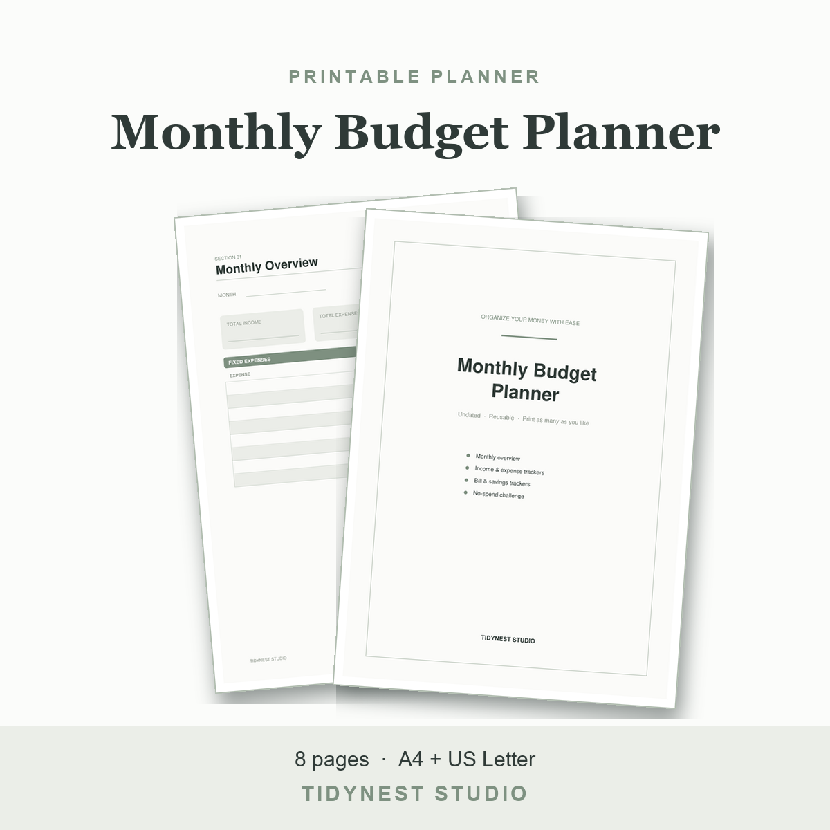 Monthly Budget Planner