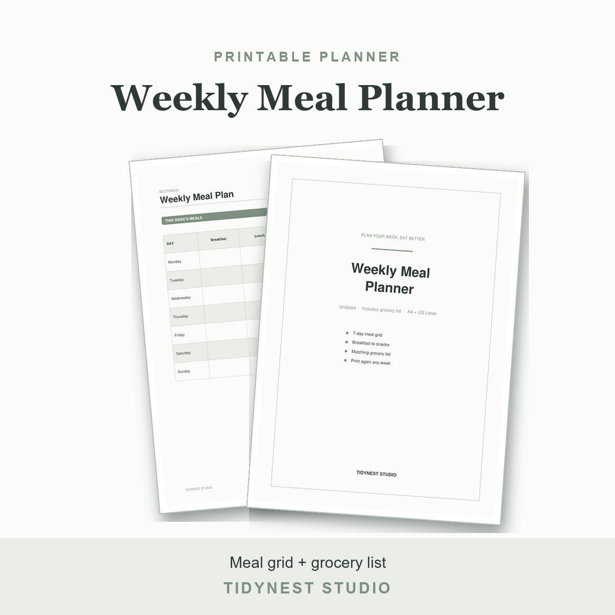 Weekly Meal Planner